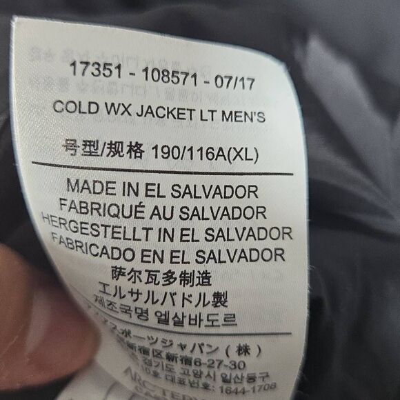 Arcteryx Cold WX Jacket LT Size XL Puffer Men - Picture 15 of 16